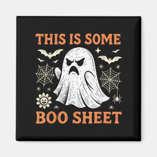 Lustiges Geister Halloween Kostüm Boo Sheet Grusel Magnet