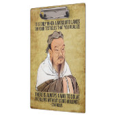 Lustiges geistiges Zitat - Moskito auf Testikeln Klemmbrett (Links)