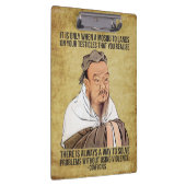 Lustiges geistiges Zitat - Moskito auf Testikeln Klemmbrett (Rechts)