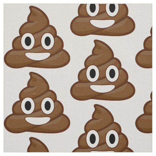 lustiges gekackt Emoji-Stoff Stoff (Muster)
