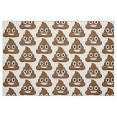 lustiges gekackt Emoji-Stoff Stoff (Fat Quarter (45,7 x 55,9 cm))
