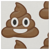 lustiges gekackt Emoji-Stoff Stoff (Nahaufnahme)