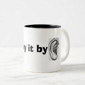 Lustiges gelassen uns es spielen durch zweifarbige tasse (VorderseiteRechts)