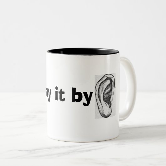 Lustiges gelassen uns es spielen durch zweifarbige tasse (VorderseiteRechts)