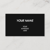 Lustiges Gelb u. Punkte + Ihr backg. u. Ideen Visitenkarte (Rückseite)