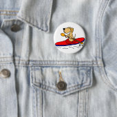 Lustiges gelbes Kayaking Labrador retriever Button (Beispiel)