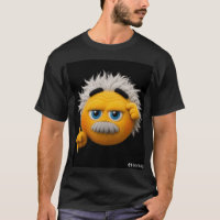Lustiges Genie-Emoji-T-Shirt | Kluger Wissenschaft