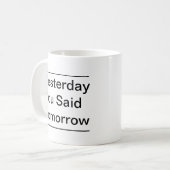 Lustiges Geschäfts-Kaffee-Tassen Kaffeetasse (Vorderseite Links)