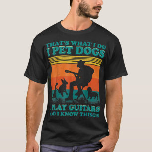 Lustiges Geschenk Das ist es, was ich tue. Ich str T-Shirt