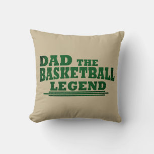 Lustiges Geschenk für Basketball-Vater Kissen