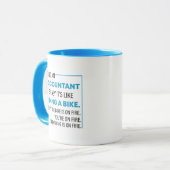 lustiges Geschenk für Buchhalter, Buchhalter zu se Tasse (Vorderseite Links)