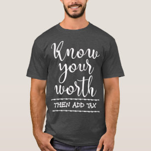 Lustiges Geschenk für Buchhalter Steuerzeit Steuer T-Shirt