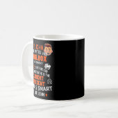 Lustiges Geschenk für den Briefträger Kaffeetasse (Vorderseite Links)