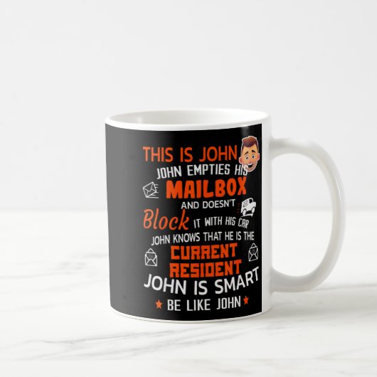 Lustiges Geschenk für den Briefträger Kaffeetasse (Rechts)