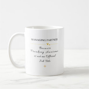 Lustiges Geschenk für den geschäftsführenden Partn Kaffeetasse