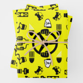 Lustiges Geschenk für Fahrlehrer Geschenkpapier Set (Beispiel)