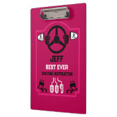 Lustiges Geschenk für Fahrlehrer Klemmbrett (Links)