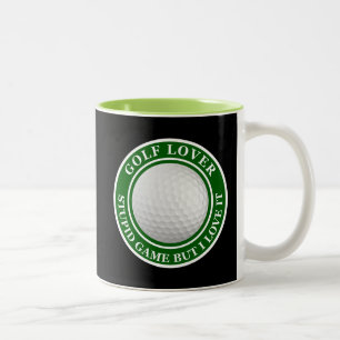 Lustiges Geschenk für Golf-Fans Zweifarbige Tasse
