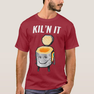 Lustiges Geschenk für Keramiklehrer Brennofen Kera T-Shirt