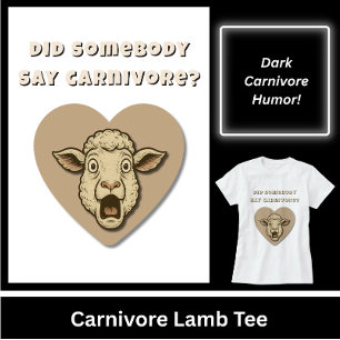 Lustiges Geschenk für Lammfleischliebhaber T-Shirt