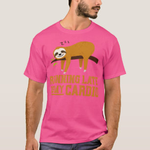 Lustiges Geschenk für Langschläfer Schlaf Faultier T-Shirt