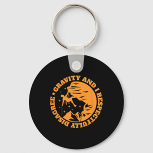 Lustiges Geschenk für Männer zum Klettern und Berg Schlüsselanhänger
