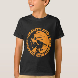 Lustiges Geschenk für Männer zum Klettern und Berg T-Shirt