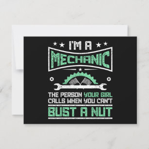 Lustiges Geschenk für Mechaniker Erwachsenen Humor Feiertagskarte