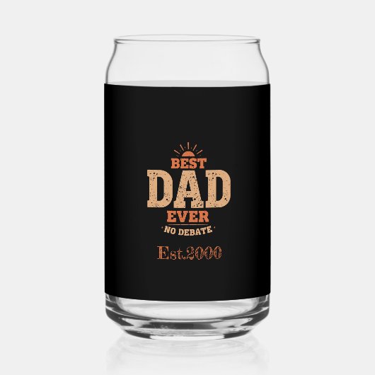 Lustiges Geschenk für Papa Dosenglas (Rückseite)