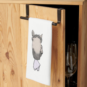 Lustiges Geschenk für Pferdeliebhaber - Servietten Geschirrtuch