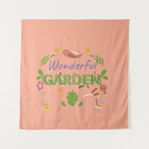 Lustiges Geschenk für Pflanzenliebhaberinnen und G Wandteppich
