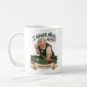 Lustiges Geschenk für Poolspieler Kaffeetasse