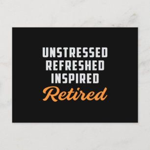Lustiges Geschenk für Rentner Opa Ruhestand Postkarte
