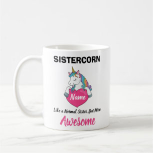 Lustiges Geschenk für Schwester Originelles Geburt Kaffeetasse