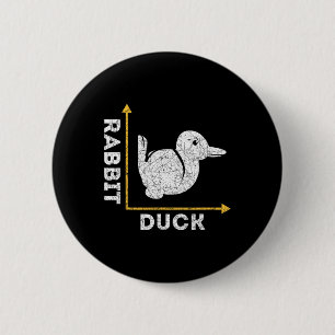 Lustiges Geschenk für Tierliebhaber Optische Täusc Button