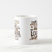 (Lustiges) Geschenk Louisianas Kaffeetasse (Mittel)