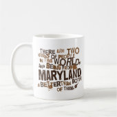 (Lustiges) Geschenk Marylands Kaffeetasse (Links)
