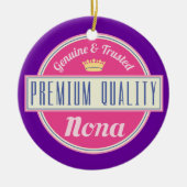 (Lustiges) Geschenk Nona Keramik Ornament (Vorne)