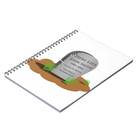 lustiges Geschenk Notizblock (Linke Seite)