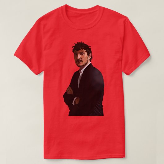 Lustiges Geschenk Pedro Pascal T-Shirt (Design vorne)