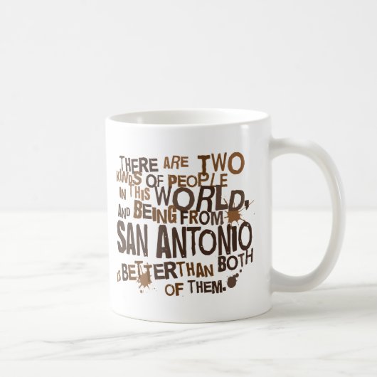 (Lustiges) Geschenk San Antonio Kaffeetasse (Rechts)