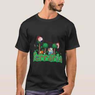 Lustiges Geschenk Terraria Spiel Weihnachten T-Shirt