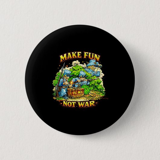 Lustiges Geschenk zum Bürgerkrieg Button (Vorderseite)