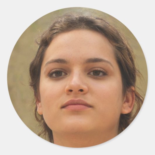 lustiges Geschirr Runder Aufkleber (Vorderseite)