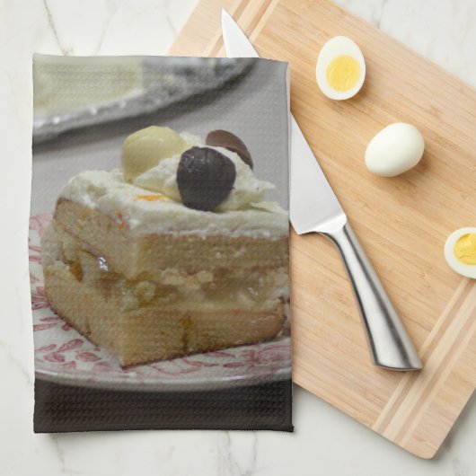 Lustiges Geschirrtuch (Viertel Falte)