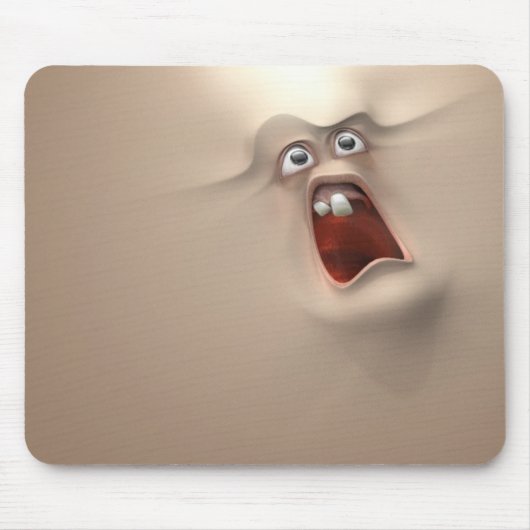 lustiges Gesicht 3d Mousepad (Vorne)