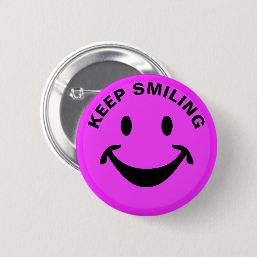 Lustiges Gesicht + Ihr backg. u. Ideen Button (Vorne & Hinten)