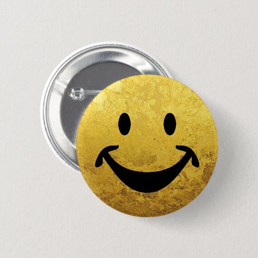 Lustiges Gesicht + Ihr backg. u. Ideen Button (Vorne & Hinten)