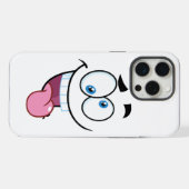 lustiges Gesicht iPhone Hülle (Rückseite (Horizontal))