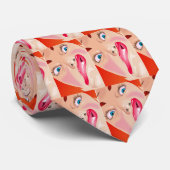 Lustiges Gesicht Krawatte (Gerollt)